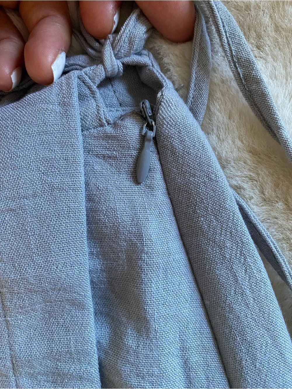 ZARA Gray Wrap Midi Skirt Overlay Pants! 🐦